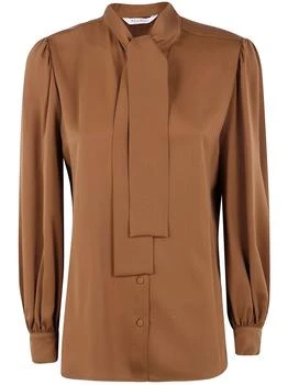 Max Mara | Max Mara Melania Tie Detailed Button-Up Shirt