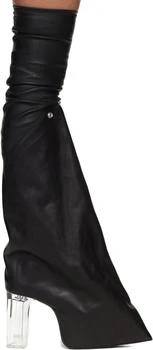 Rick Owens | Black Temple Taco Kiss Tall Boots