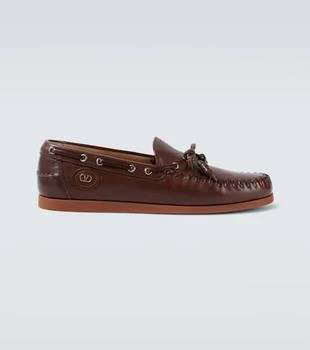 Valentino | Palm Avenue leather boat shoes