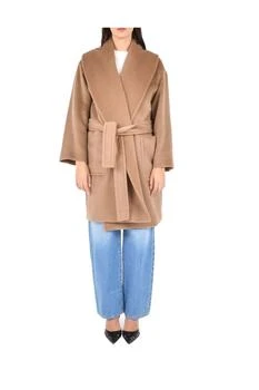 Max Mara | Max Mara Studio Cloruro Tie-Waisted Coat