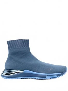 Salvatore Ferragamo | Women's Ninette Pull-On Sneakers In Blue