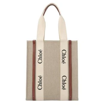 Chloé | Woody Canvas Tote Bag