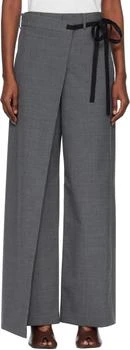 MM6 | Gray Wool-Blend Trousers