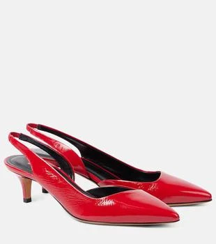 Isabel Marant | Piery patent leather slingback pumps