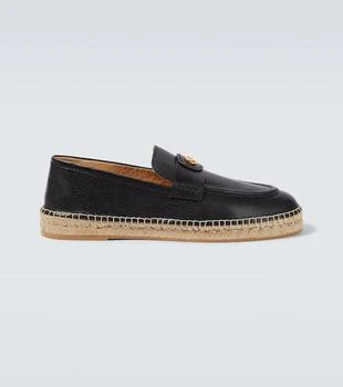 Valentino | VLogo leather espadrilles