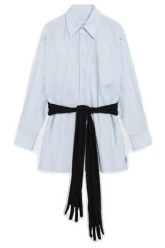 MM6 | MM6 Maison Margiela Tie Detailed Shirt