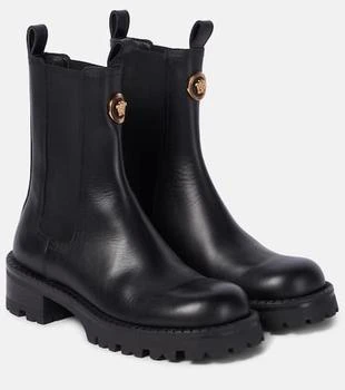 Versace | Medusa leather Chelsea boots