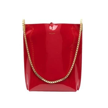 Yves Saint Laurent | Saint Laurent - Women's Suzanne Patent Leather Small Chain Hobo Bag