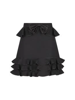 Valentino | Valentino Bow Detailed Ruffled Skirt