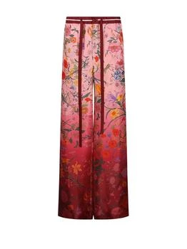 Gucci | Gucci Floral Detailed Gradient Drawstring Pants