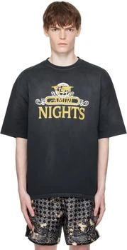 AMIRI | Black 
AMIRI Nights
 Oversized T-shirt