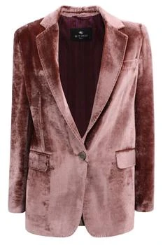 ETRO | Etro Single-Buttoned Velvet Jacket