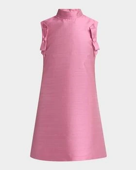 Valentino | Bow Shantung Silk Mini Dress