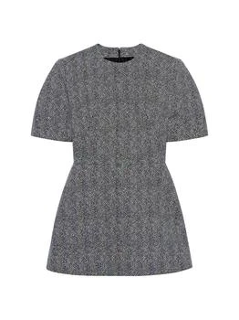 Givenchy | Dress in Cotton Herringbone