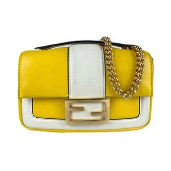 Fendi | yellow Leather Shoulder Bag (Pre-Owned)