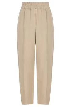 Brunello Cucinelli | Brunello Cucinelli Fluid Twill Baggy Pull-On Trousers
