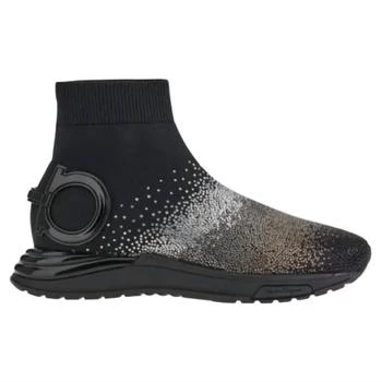 Salvatore Ferragamo | Women's Gancini Sock-Style Casual Shoes In Black