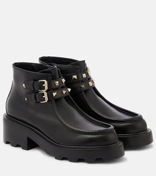 Valentino | Rockstud leather ankle boots