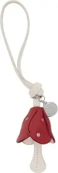 Stella McCartney | Red & Off-White Mushroom Charm Keychain