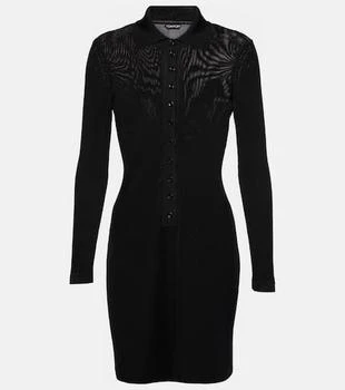 Tom Ford | Ribbed-knit polo dress