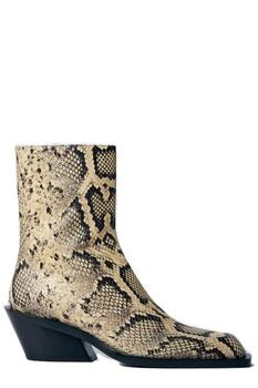 Jil Sander | Jil Sander Embossed Ankle Boots