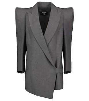 Balmain | Asymmetric wool blazer