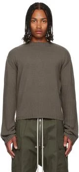Gray Concordians Round Neck Sweater