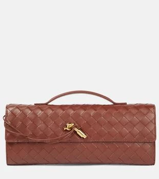 Bottega Veneta | Andiamo Knot Intrecciato leather clutch