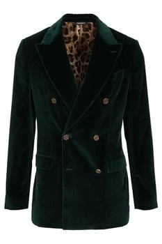 Dolce & Gabbana | Dolce & Gabbana Double-Breasted Long-Sleeved Blazer
