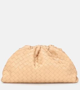 Bottega Veneta | Pouch intrecciato leather clutch