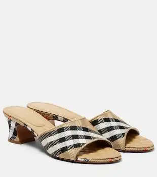 Burberry | Sloane 45 Burberry Check mules