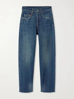 MAISON MARGIELA | Frayed Distressed Straight-leg Jeans - Mid denim