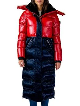 Faux Fur Longline Puffer Parka