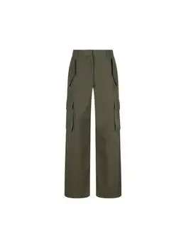 Burberry | Burberry Check Trim Gabardine Cargo Trousers