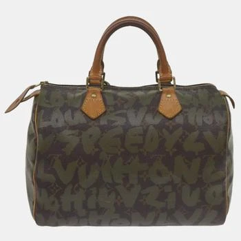 Louis Vuitton Louis Vuitton Brown Canvas Speedy 30 Satchel Bag