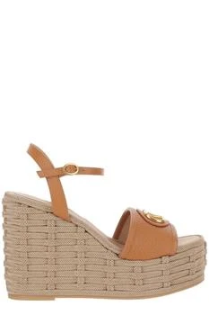 Valentino | Valentino	VLogo Signature Open Toe Wedge Sandals