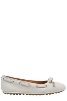 Tod's | Tod's Bow-Detailred Round-Toe Flat Shoes
