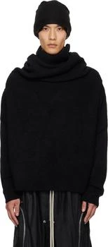 Rick Owens | Black Concordians Shroud Sweater
