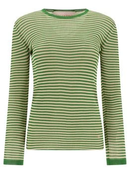 Valentino | Valentino Striped Crewneck Knitted T-Shirt