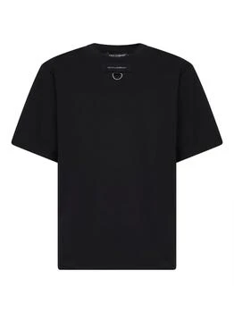 Dolce & Gabbana | DOLCE & GABBANA | Black jersey logo T-shirt | Man | 46