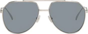 Bottega Veneta | Silver Ribbon Sunglasses