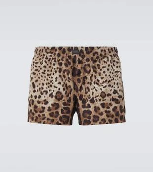 Dolce 
Gabbana | Leopard-print swim trunks