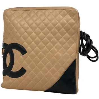 Chanel | Ligne Cambon  Leather Shoulder Bag (Pre-Owned)