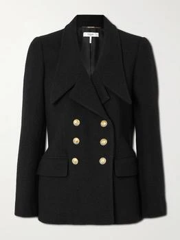 Chloé | Double-breasted Wool-blend Bouclé Blazer