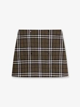Burberry | Virgin wool skirt with Burberry Check print