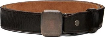 RRL Black Slider-Buckle Leather Belt