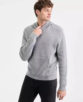 Sun + Stone Men
s Waffle-Knit Pullover Hoodie, Exclusively at Macy
s