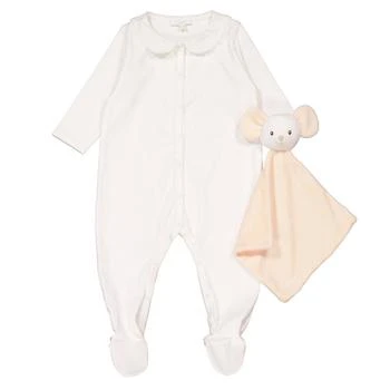 Infant Cotton Romper And Pacifier Set
