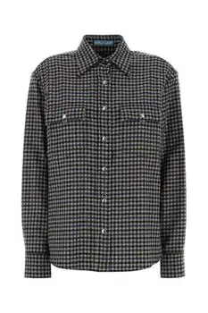 Prada | Prada Button-Up Checked Shirt