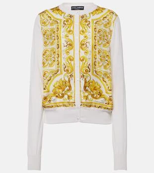Dolce
Gabbana | Majolica silk twill cardigan